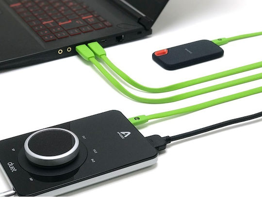 Oyaide USB 2.0 Cable USB-C male - USB-A 1m