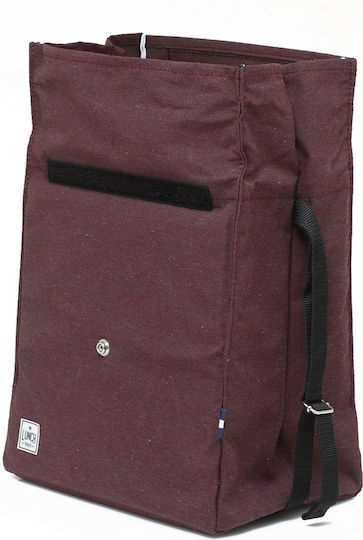 The Lunch Bags Lunchbags Σχολικό Ισοθερμικό Τσαντάκι Φαγητού Χειρός 8lt Μπορντό 26x19x28εκ.