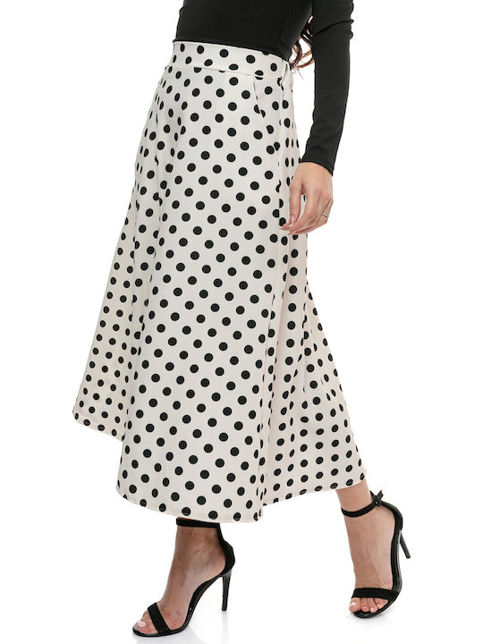 RichgirlBoudoir Skirt Cloche Polka Dot in White Color