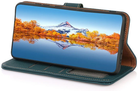 Samsung Brieftasche Leder Grün (Galaxy S25 Ultra,Samsung S25 Ultra)