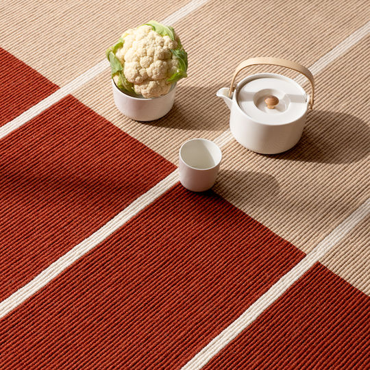 Marimekko Tiibet 132803 Lucrat manual Covor Rectangular Burnt Orange