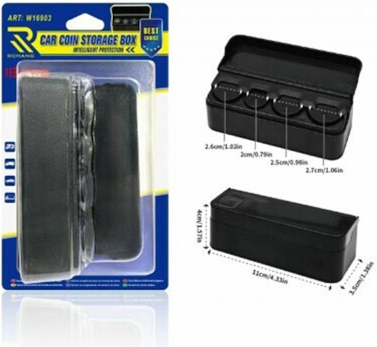 Rchang Πλαστική Κερματοθήκη Φορητή με 4 Θέσεις
