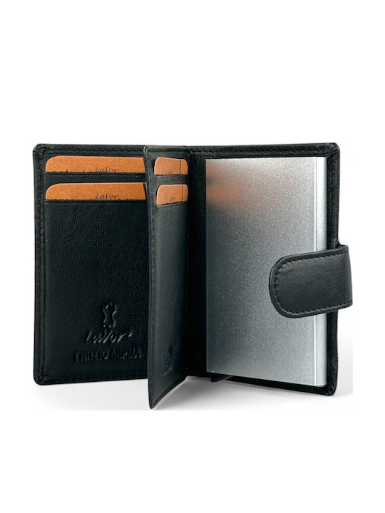 Кожен Мъжки Портфейл с RFID Черен