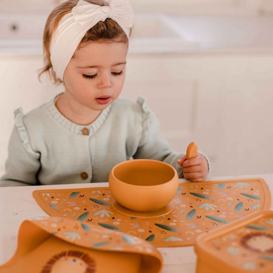 Sassi Junior Παιδικό Μπωλ Φαγητού από Σιλικόνη Πορτοκαλί