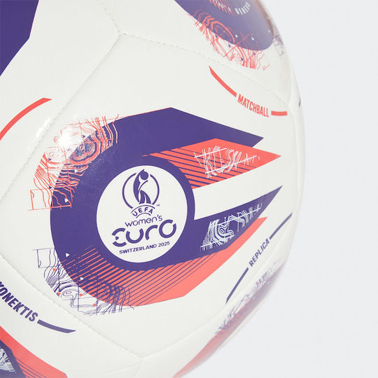 adidas Uefa Women's Euro25 Soccer Ball White