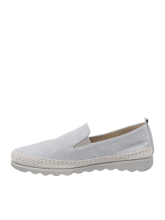 Anatomische Damen Slip-Ons Leder Beige