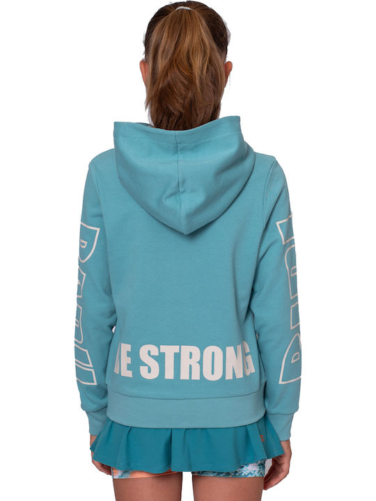 Women's Sweatshirt Hooded Mint
