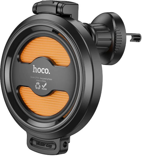 Hoco Car Cup Holder Foldable 1 Position for AC Vents in Black Color