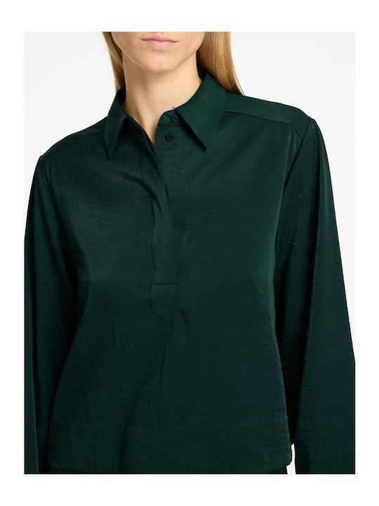 Women's Long Sleeve Shirt Green