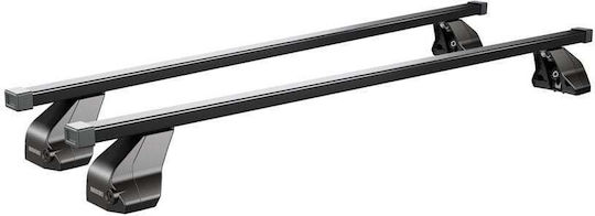 Menabo 130cm. pentru Fiat Fiorino Nissan Notă 1987-2007 (Set cu picioare) Negre