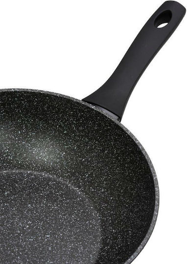 Cryspo Trio Petra Wok made of Aluminum with Stone Coating 28cm