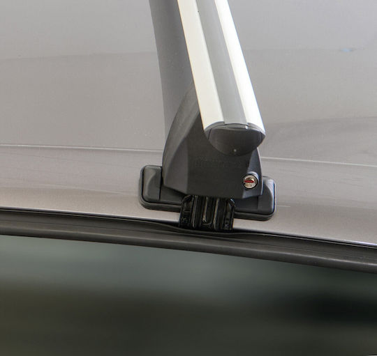 Menabo Bare De Acoperiș Din Aluminiu 137 Cm Pentru BMW X6 5D 2014+ Set Cu Picioare Argintii