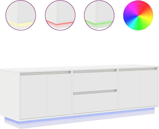 Έπιπλο TV Επιδαπέδιο με Φωτισμό Led 160.5x41x50εκ. Έπιπλο TV Επιδαπέδιο με Φωτισμό Led 160.5x41x50εκ.