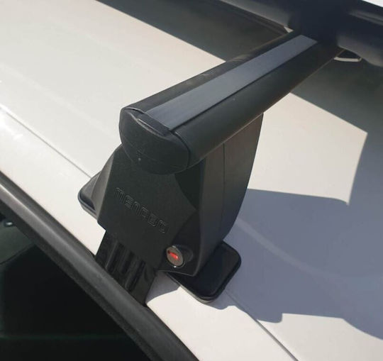 Menabo Delta 137cm. pentru Volvo S80 2006-2016 (Set cu picioare) Negre