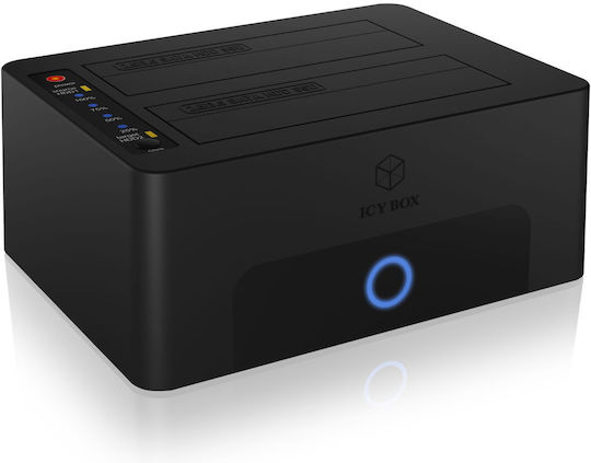 Icy Box Docking Station for 2 Hard Drives SATA 2.5" / 3.5" with Connection USB 3.0 (IB-1232CL-U3)