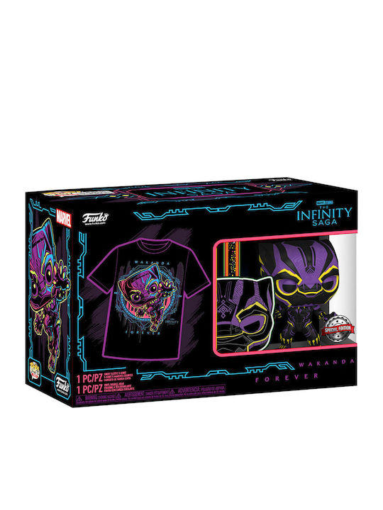 Funko Pop! Tees Marvel: Schwarzer Panther - Wakanda Forever (Groß) (Differenzierung) 891 Sonderausgabe