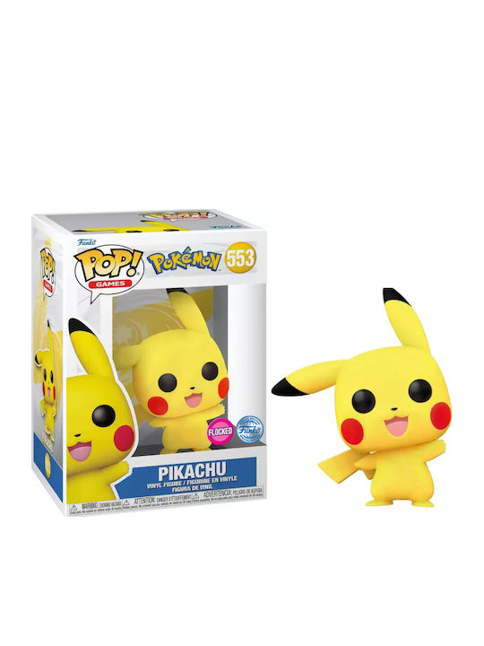 Funko Pop! Flocked Games: Pokemon - Pikachu 553 Special Edition