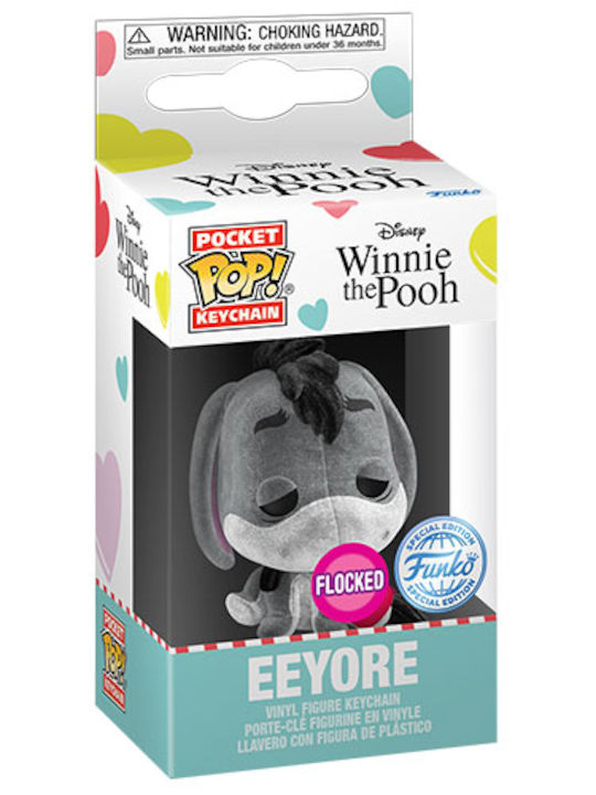 Funko Pocket Pop! Keychain Disney: Eeyore Flocked Exclusive