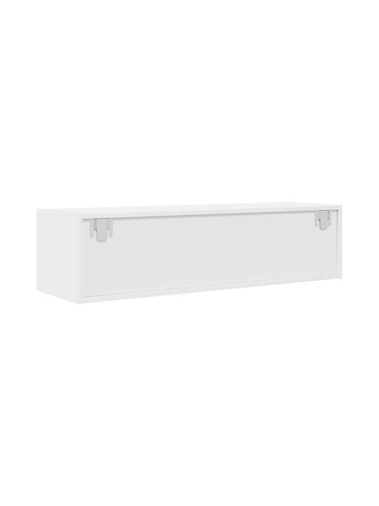 Έπιπλο Τηλεόρασης Λευκό Μ100xΠ31xΥ25.5cm