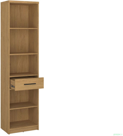 Bibliothek Pavi Braun 50x33.8x197.2cm