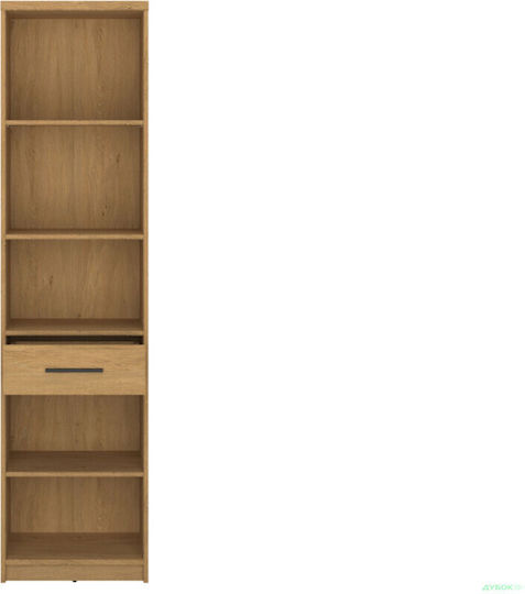 Bibliothek Pavi Braun 50x33.8x197.2cm