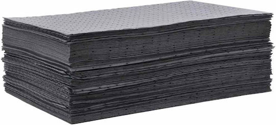 Oil Absorbent Pads 100 Pieces Grey 40x50 cm 4104710