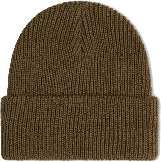 Shallow Cuff Beanie Unisex Beanie Knitted in Green color