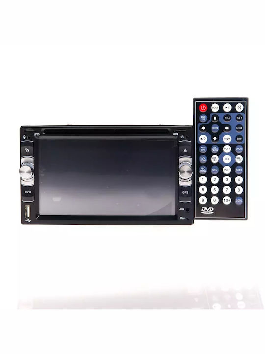 Ηχοσύστημα Αυτοκινήτου 2DIN (Bluetooth/USB/AUX/WiFi/GPS/Apple-Carplay/Android-Auto) με Οθόνη Αφής 6.2"