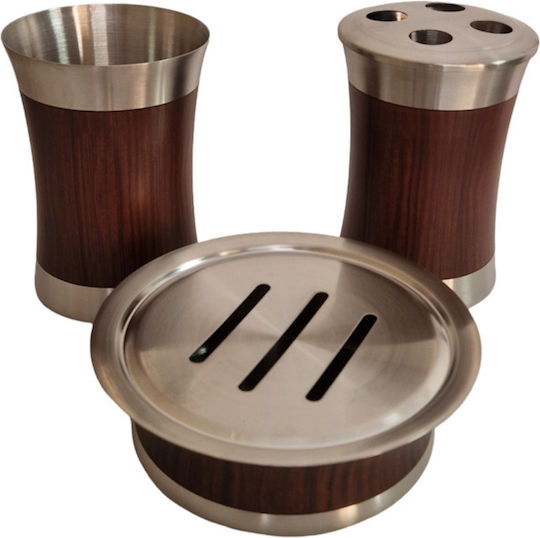 Bathroom Accessory Set Inox Silver Bathroom Accessory Set Inox Silver