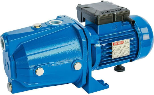 Speroni CAM 100/Ν Electric Surface Water Pump with Automatic Suction 1hp Single-Phase