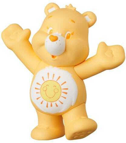 Medicom Toy Care Bears Udf Series Funshine Bear Collectible Figure 7cm