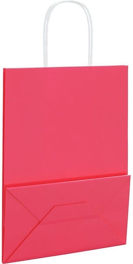 vidaXL Χάρτινη Τσάντα για Δώρο Ροζ 21x28x11εκ. 50τμχ