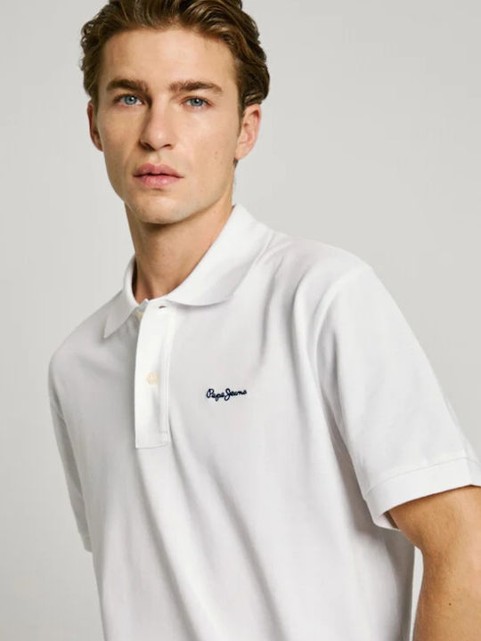Polo T-Shirt Weiß