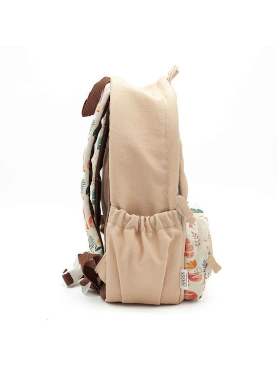 Sassi Junior Sloth Sloth School Backpack Kindergarten with Water Bottle Holder Multicolour