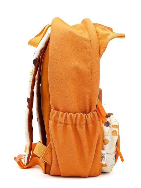 Sassi Junior Fox Fox School Backpack For Kindergarten With Water Bottle Holder Multicolour