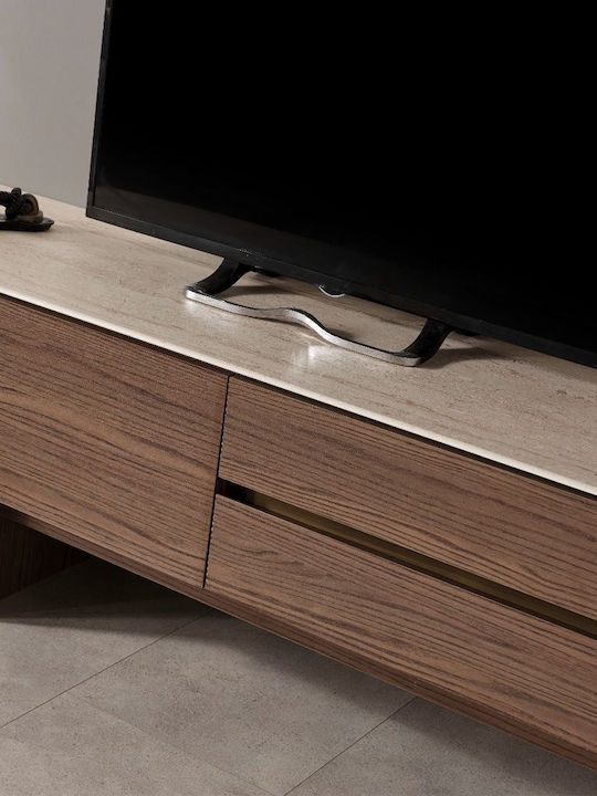 TV-Ständer Stone Kaffee M210xP48xHöhe60cm