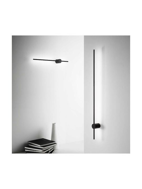 Ideal Lux Φωτιστικό Τοίχου Μαύρο Ideal Lux Φωτιστικό Τοίχου Μαύρο