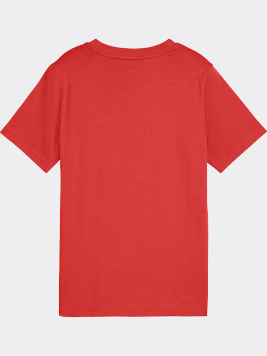Παιδικό T-shirt Κόκκινο Essentials