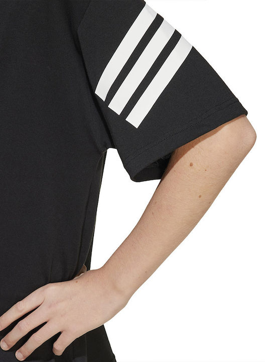 Детска тениска Черно Future Icons 3-Stripes
