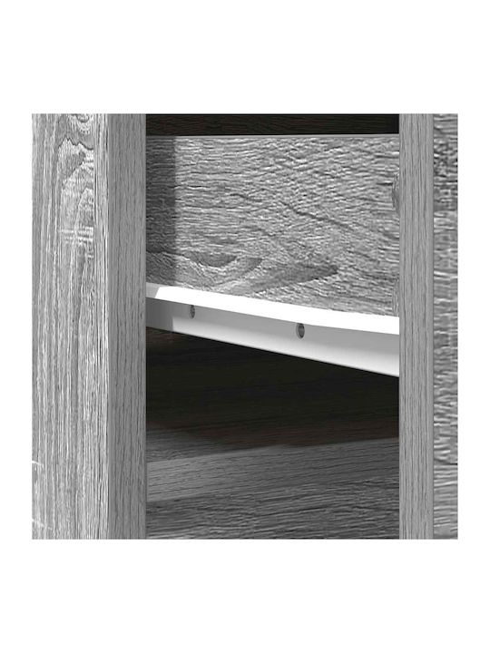 Bibliothek Grau Sonoma 37.5x35x180cm