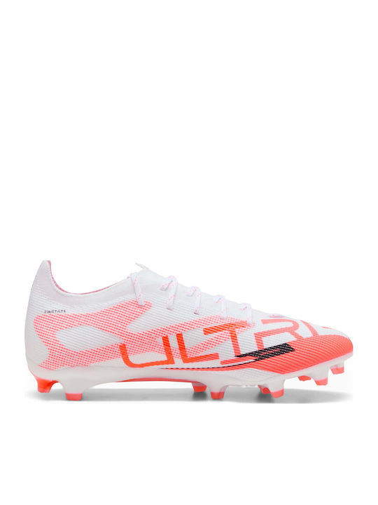 PUMA Ultra 5 Pro Football Shoes with Cleats White