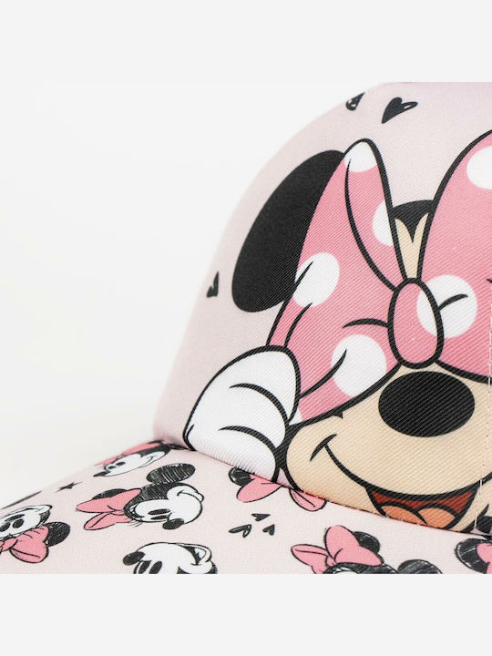 Minnie Mouse Kids' Hat Jockey Fabric Pink