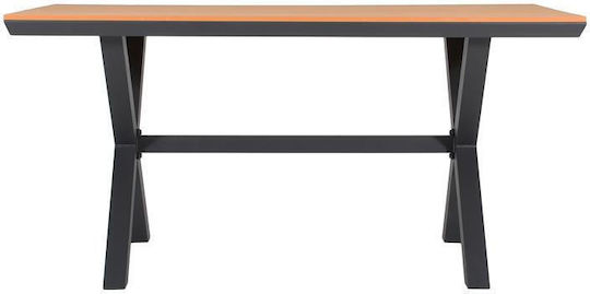 Tisch Fl6510 Zusammenklappbar 150x90x75cm Braun Tisch Fl6510 Zusammenklappbar 150x90x75cm Braun