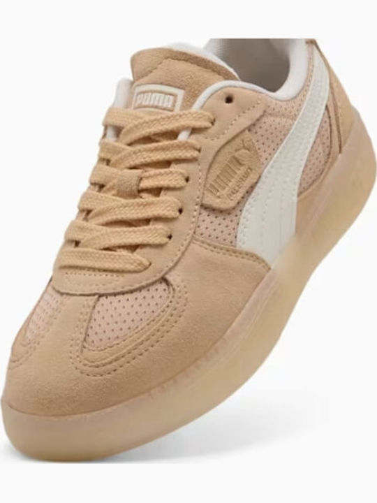 Palermo Moda Vintage Damen Sneakers Light Sand / White