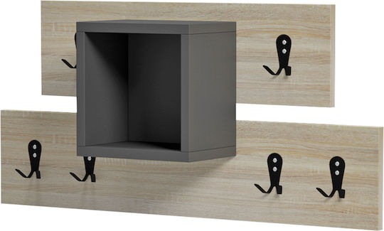 HomeMarkt Slot Ξύλινη 6 Θέσεων 69x12x32cm