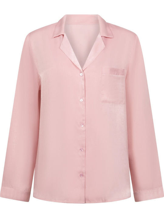 Hunkemöller Winter Women's Pyjama Top Silver Pink
