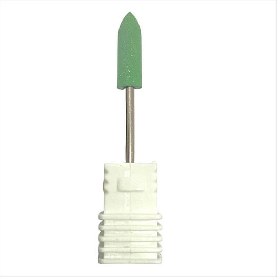 Green Rubber-Silicone Nail Drill Bit Abrasive