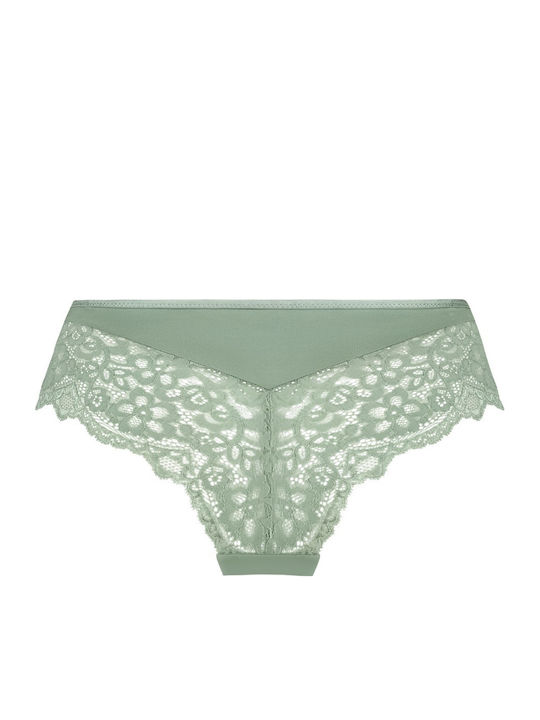 Γυναικείο Brazil με Δαντέλα Iceberg Green