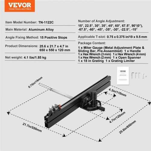 Vevor TJXQGDKS6060DGXZUV0 Ръководство За фугорез