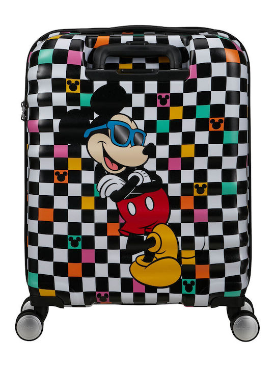 American Tourister Mickey Mouse Παιδική Βαλίτσα Ταξιδίου Καμπίνας Σκληρή Πολύχρωμη με 4 Ρόδες Ύψους 55εκ.